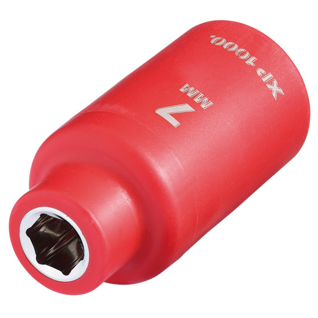 Draper XP1000® VDE Socket, 3/8" Sq. Dr., 7mm  16336