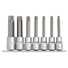 Draper Expert TX-STAR® Security Socket Bit Set, 1/2" Sq. Dr., 100mm (7 Piece)  16338