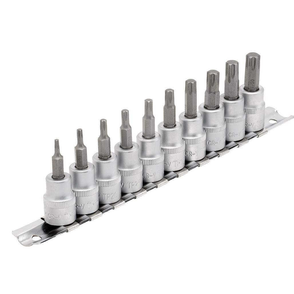 Draper Expert TX-STAR® Plus Socket Bit Set, 3/8" Sq. Dr., 48mm (10 Piece)  16339