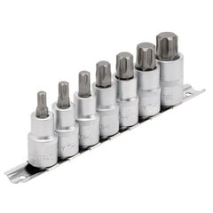 Draper Expert TX-STAR® Plus Socket Bit Set, 1/2" Sq. Dr., 55mm (7 Piece)  16341
