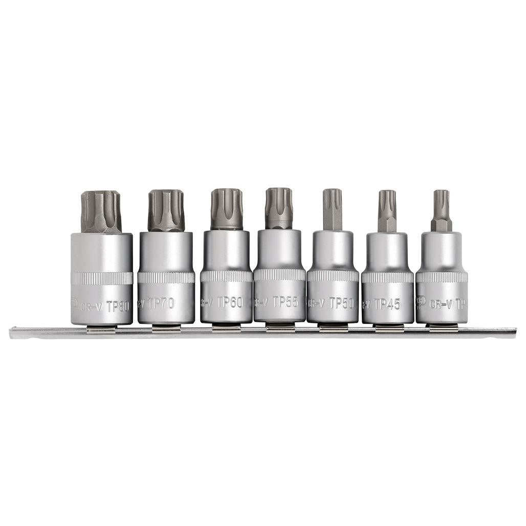 Draper Expert TX-STAR® Plus Socket Bit Set, 1/2" Sq. Dr., 55mm (7 Piece)  16341