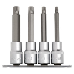 Draper Expert Spline Socket Bit Set, 1/2" Sq. Dr. (4 Piece)  16350