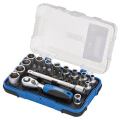 Draper Metric Socket Set, 1/4" Sq. Dr. (25 Piece)  16354