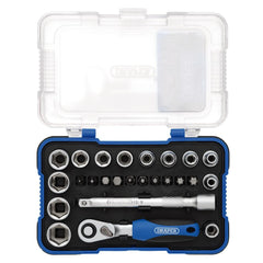 Draper Metric Socket Set, 1/4" Sq. Dr. (25 Piece)  16354