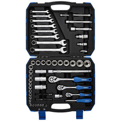 Draper Metric Tool Kit, 1/4", 3/8" and 1/2" Sq. Dr. (75 Piece)  16364