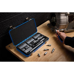 Draper Metric Socket Set in Metal Case, 1/4" Sq. Dr. (38 Piece)  16366