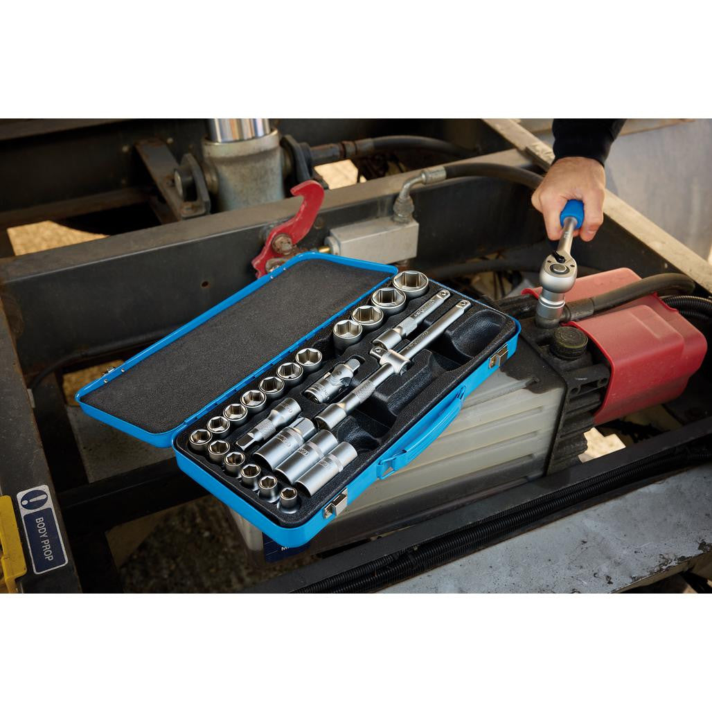Draper Metric Socket Set, 1/2" Sq. Dr. (26 Piece)  16368
