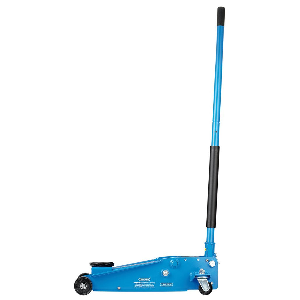 Draper Heavy Duty Trolley Jack with Twin Pistons, 3 Tonne 16407