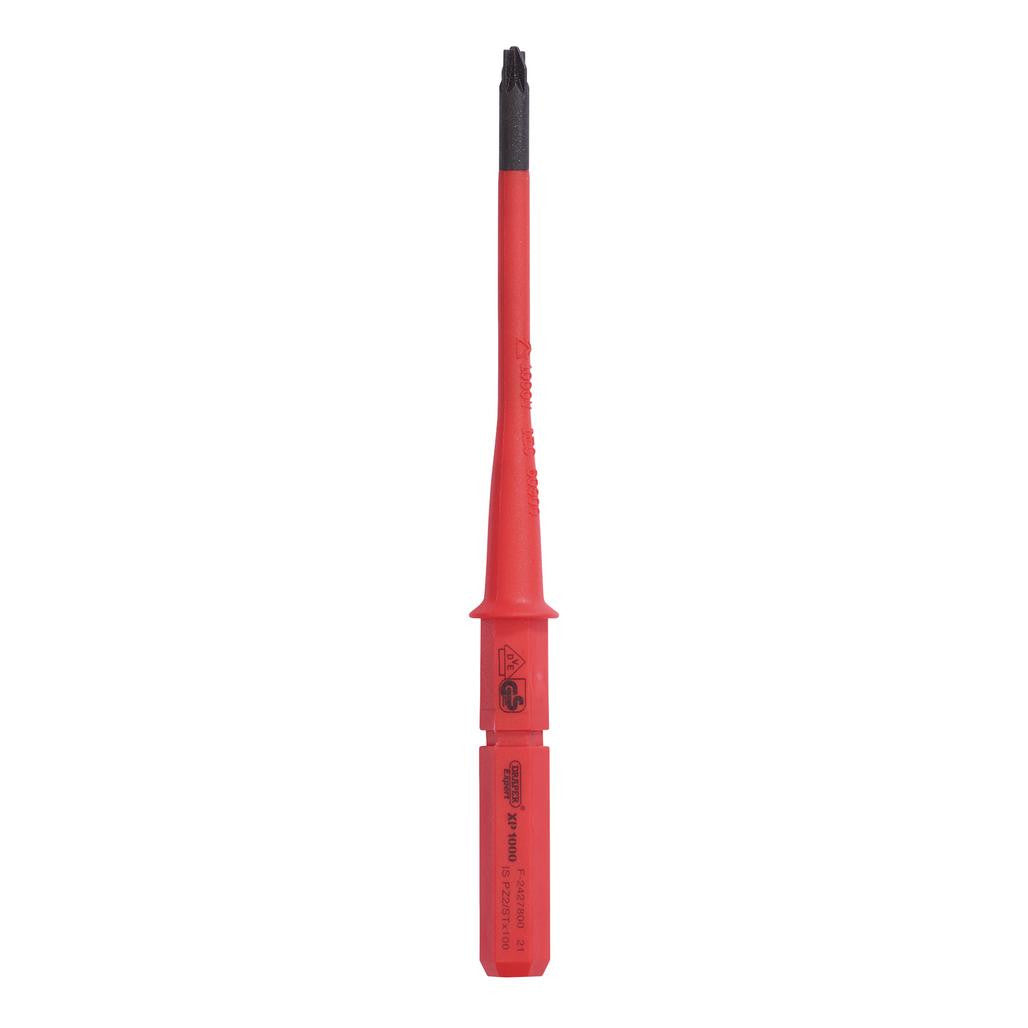 Draper XP1000® VDE Slimline PZ/SL Type Interchangeable Screwdriver Blade, No.2 x 100mm  16420