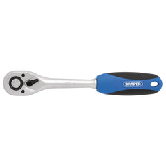 Draper 72 Tooth Reversible Soft Grip Ratchets, 1/2" Sq. Dr.  16429