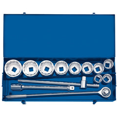 Draper Metric Socket Set in Metal case, 1" Sq. Dr. (13 Piece)  16441