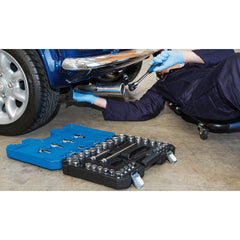 Draper Expert Combined MM/AF Socket Set, 1/2" Sq. Dr. (41 Piece)  16453