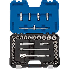 Draper Expert HI-TORQ® Combined MM/AF Socket Set, 1/2" Sq. Dr., Blue (41 Piece)  16467