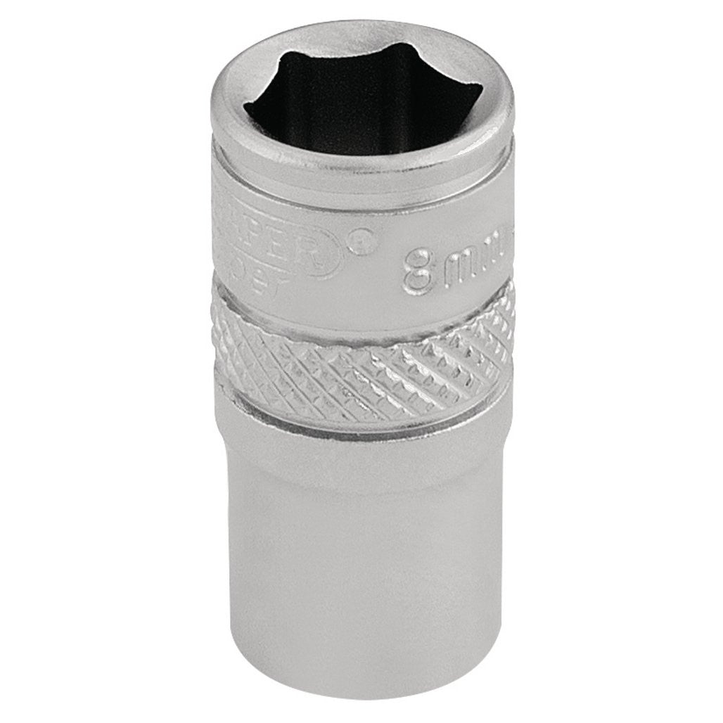 Draper Expert Socket, 1/4" Sq. Dr., 8mm  16513