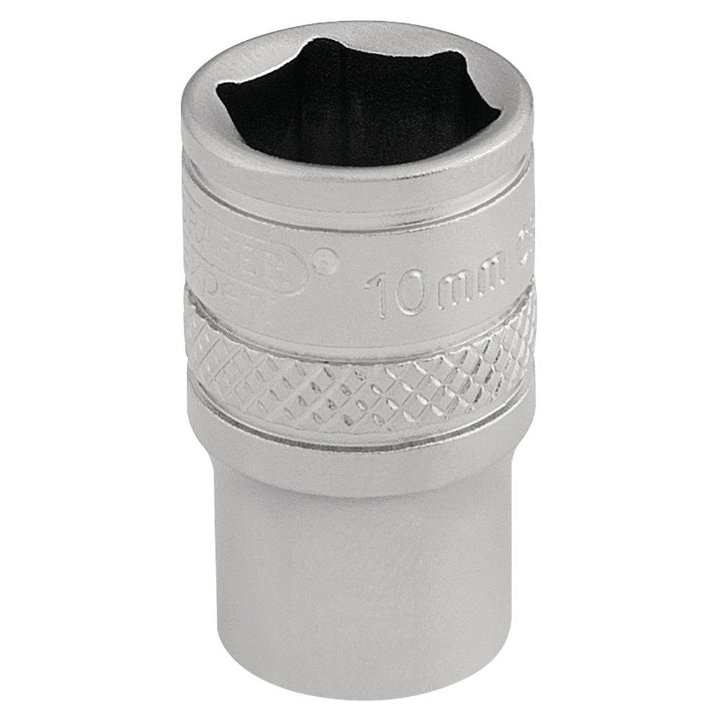 Draper Expert Socket, 1/4" Sq. Dr., 10mm  16514