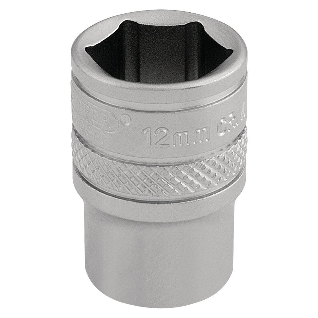 Draper Expert Socket, 1/4" Sq. Dr., 12mm  16515