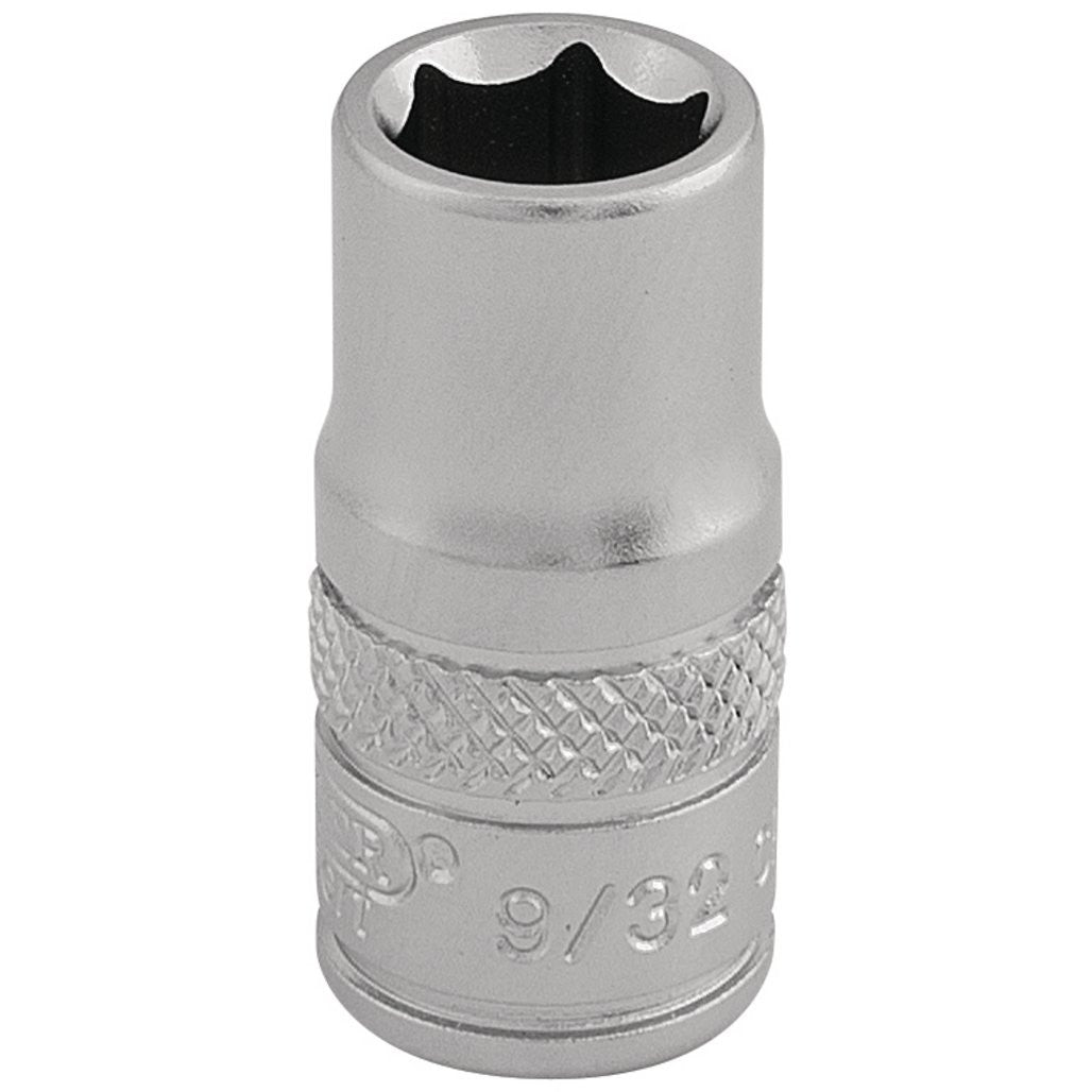 Draper Expert Imperial Socket, 1/4" Sq. Dr., 9/32"  16521