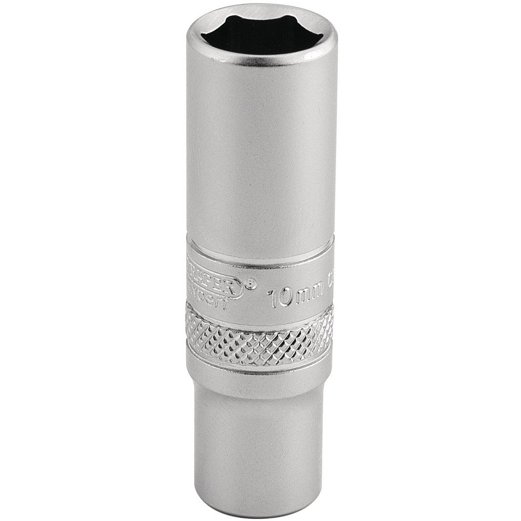 Draper Expert 6 Point Deep Socket, 1/4" Sq. Dr., 10mm  16529
