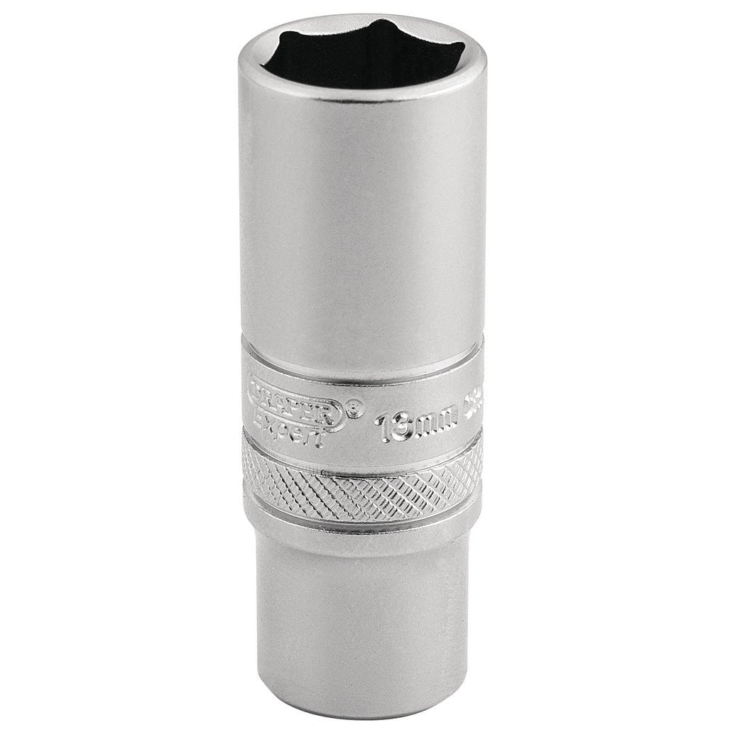Draper Expert 6 Point Deep Socket, 1/4" Sq. Dr., 13mm  16530