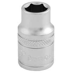 Draper Expert 6 Point Metric Socket, 3/8" Sq. Dr., 9mm  16534