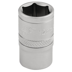 Draper Expert 6 Point Metric Socket, 3/8" Sq. Dr., 12mm  16537