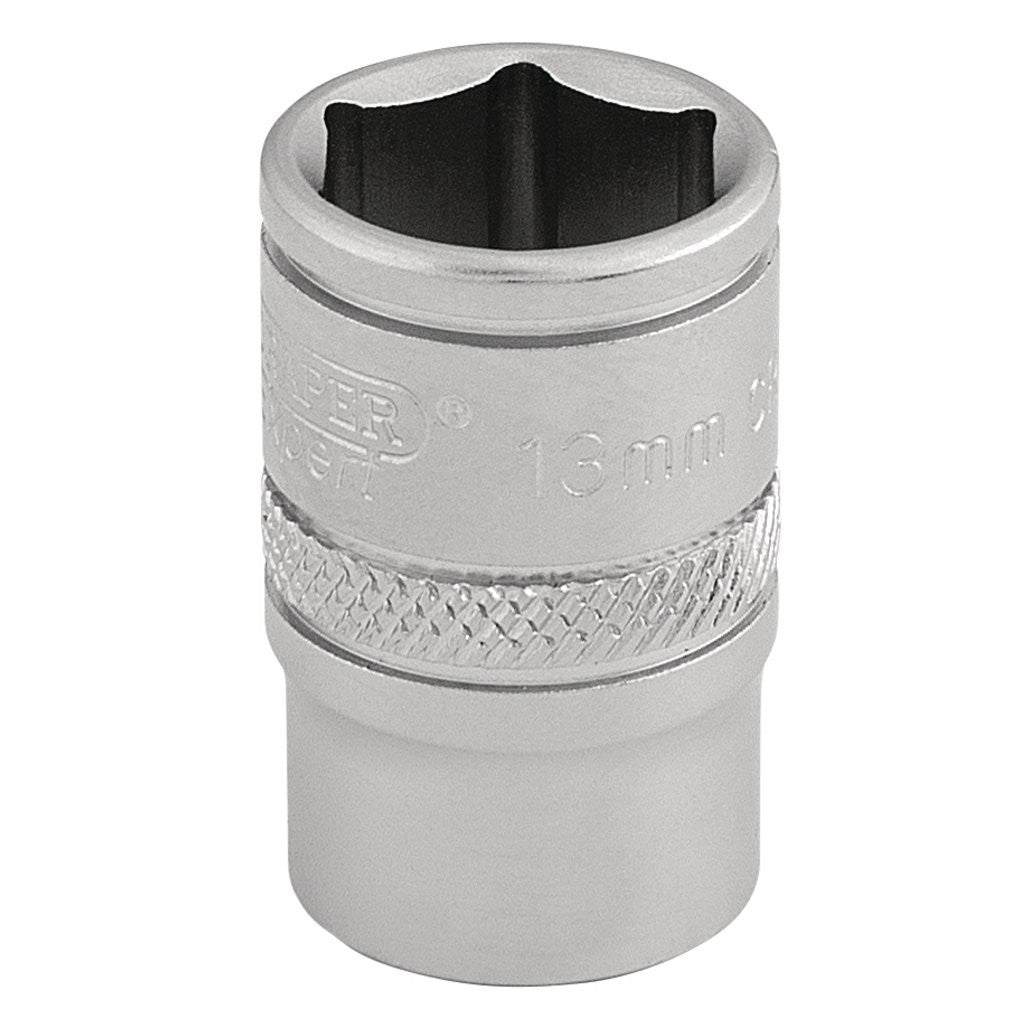 Draper Expert 6 Point Metric Socket, 3/8" Sq. Dr., 13mm  16539