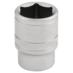 Draper Expert 6 Point Metric Socket, 3/8" Sq. Dr., 15mm  16541