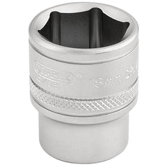 Draper Expert 6 Point Metric Socket, 3/8" Sq. Dr., 18mm  16544