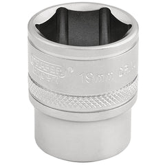 Draper Expert 6 Point Metric Socket, 3/8" Sq. Dr., 19mm  16545