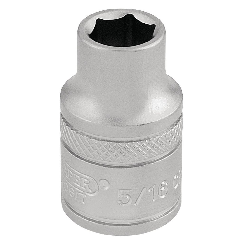 Draper Expert 6 Point Imperial Socket, 3/8" Sq. Dr., 5/16"  16549