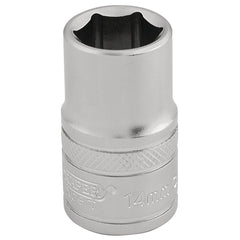 Draper Expert 6 Point Metric Socket, 1/2" Sq. Dr., 14mm  16604