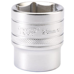 Draper Expert 6 Point Metric Socket, 1/2" Sq. Dr., 28mm  16619
