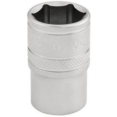 Draper Expert 6 Point Imperial Socket, 1/2" Sq. Dr., 11/16"  16630