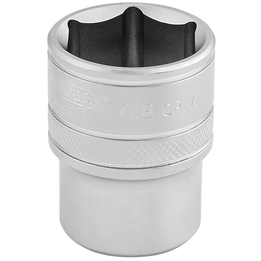 Draper Expert 6 Point Imperial Socket, 1/2" Sq. Dr., 7/8"  16632