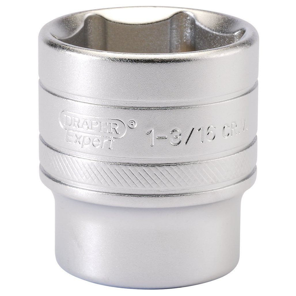 Draper Expert 6 Point Imperial Socket, 1/2" Sq. Dr., 1 3/16"  16638