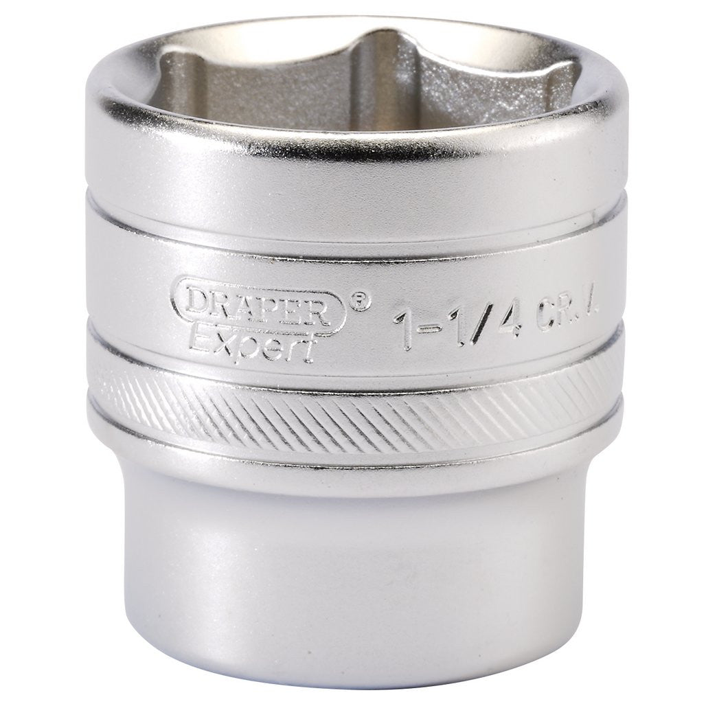 Draper Expert 6 Point Imperial Socket, 1/2" Sq. Dr., 1 1/4"  16639
