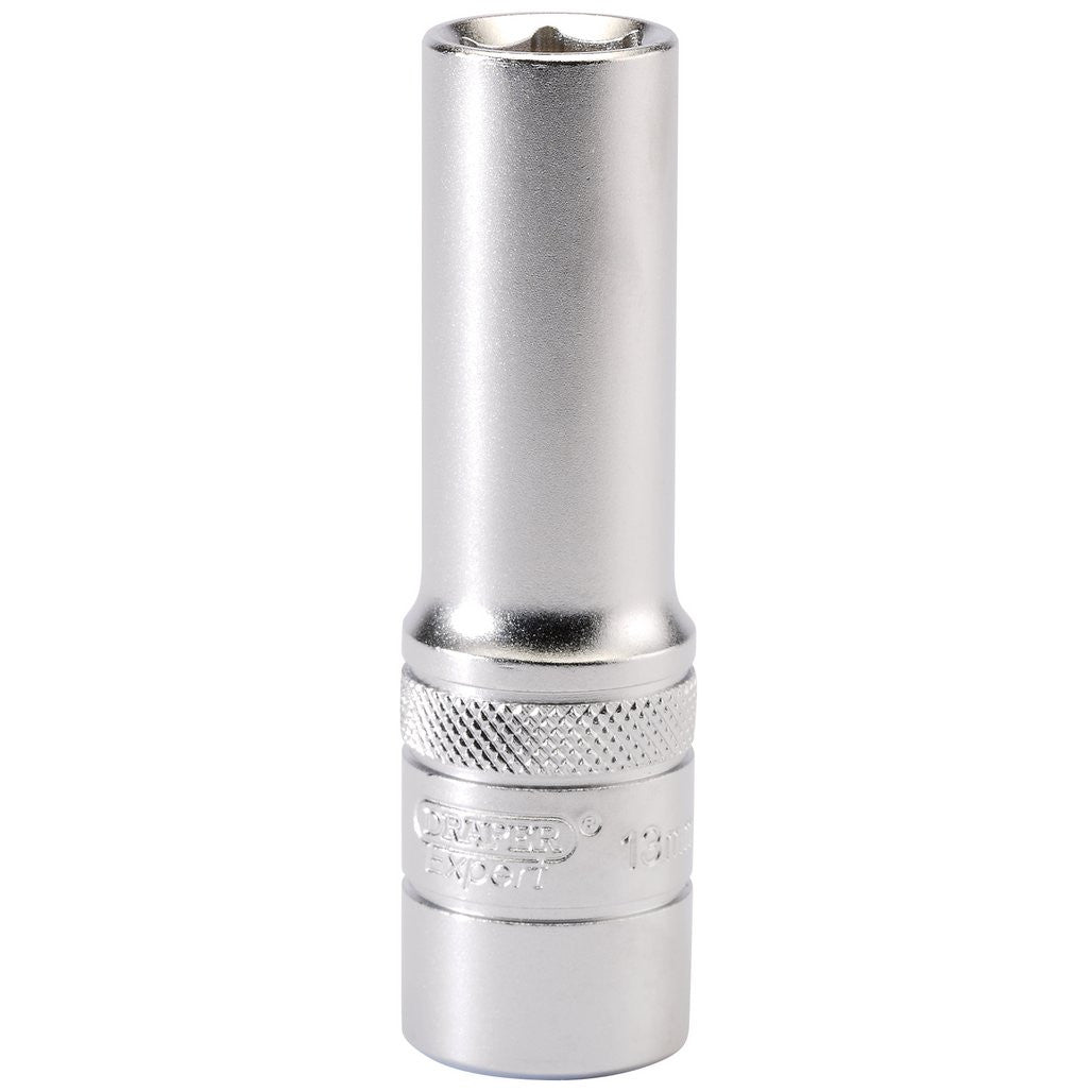 Draper Expert 6 Point Metric Deep Socket, 1/2" Sq. Dr., 13mm  16646