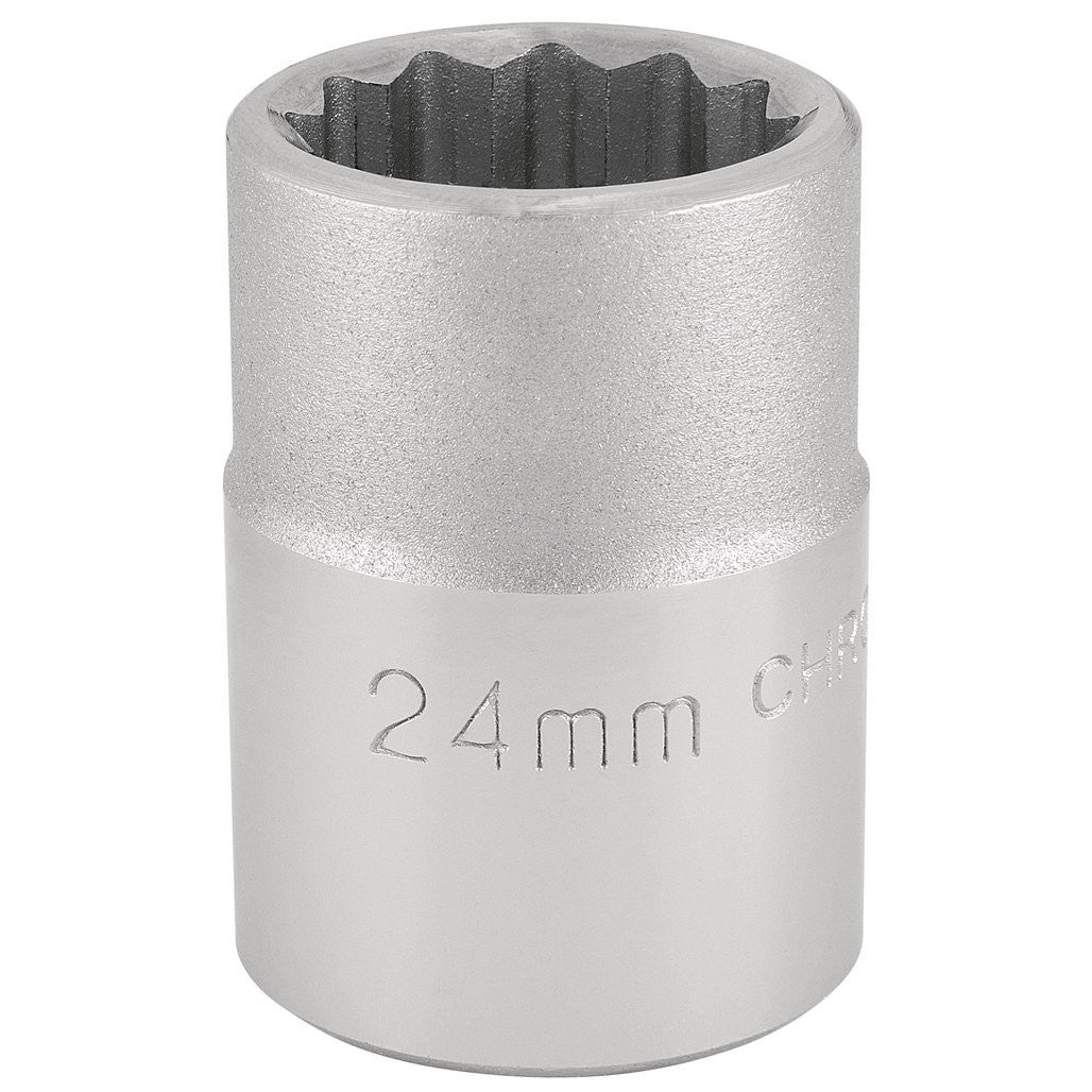 Draper Expert 12 Point Socket, 3/4" Sq. Dr., 24mm  16692