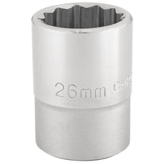 Draper Expert 12 Point Socket, 3/4" Sq. Dr., 26mm  16694
