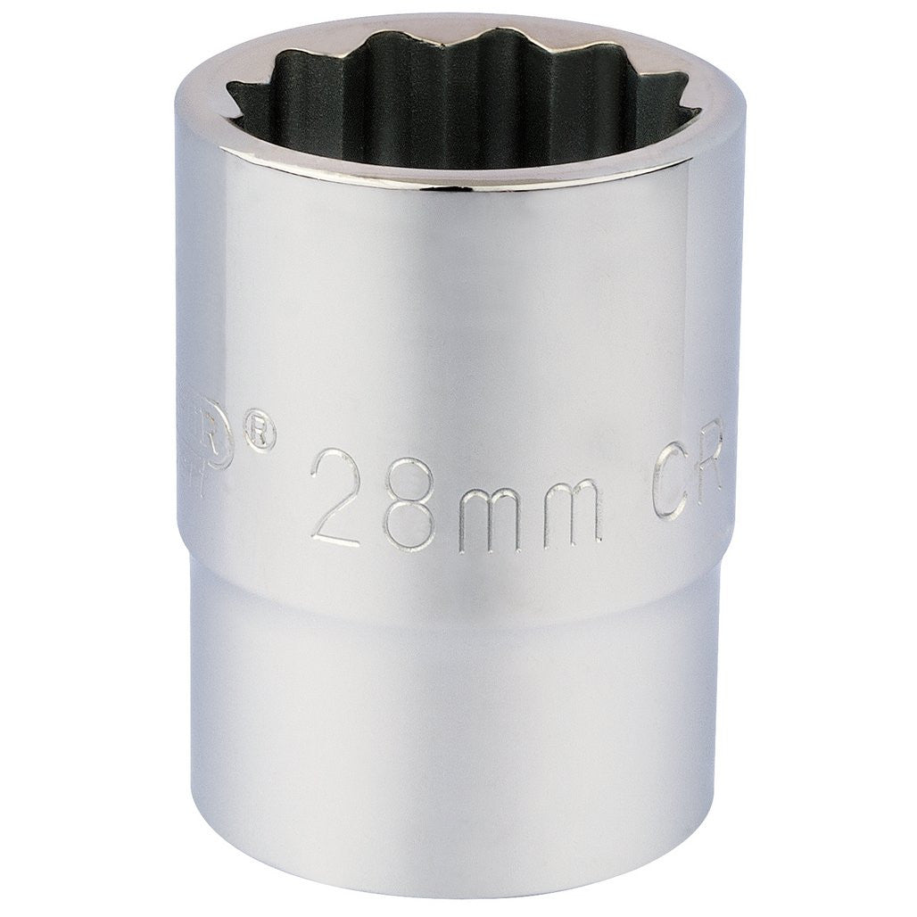 Draper Expert 12 Point Socket, 3/4" Sq. Dr., 28mm  16697