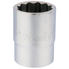 Draper Expert 12 Point Socket, 3/4" Sq. Dr., 28mm  16697