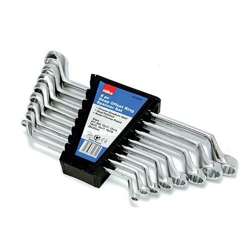 Hilka 8 pce Ring Spanner Set Metric 16700802