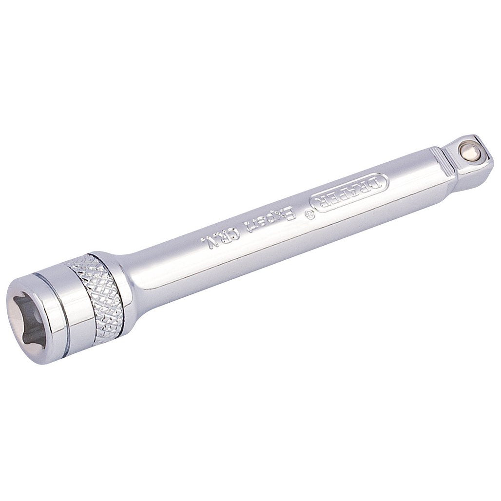 Draper Expert Wobble Extension Bar, 1/4" Sq. Dr., 75mm, Polished Chrome  16717