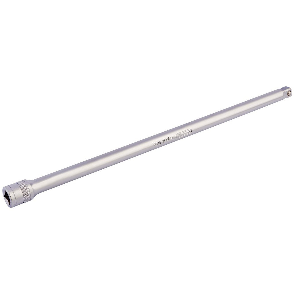 Draper Expert Satin Chrome Wobble Extension Bar, 3/8" Sq. Dr., 300mm  16747