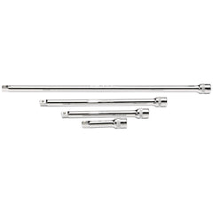 Draper Expert Extension Bar Set, 1/4" Sq. Dr., Polished Chrome (4 Piece)  16765