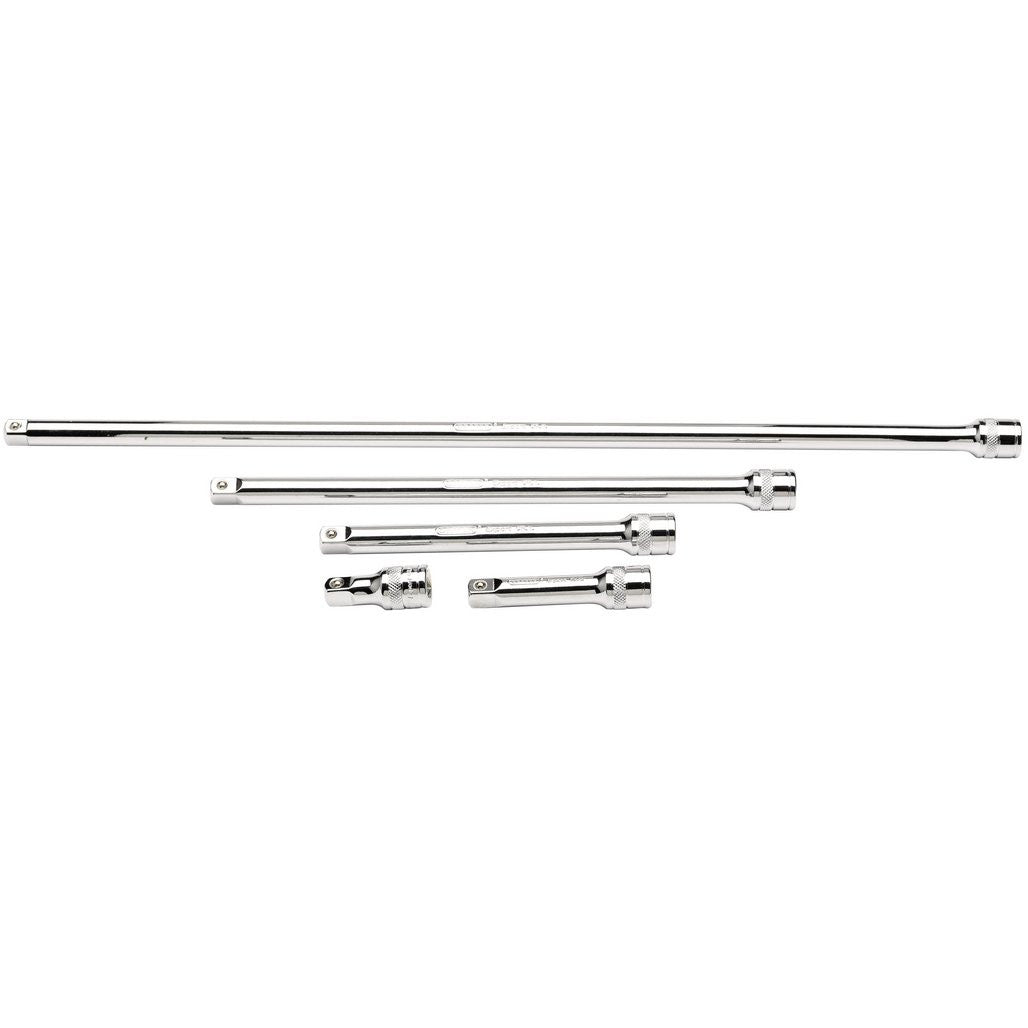 Draper Expert Extension Bar Set, 3/8" Sq. Dr., Polished Chrome (5 Piece)  16767