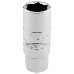 Draper Expert 12mm Thread 6 Point Spark Plug Socket, 1/2" Sq. Dr., 18mm 16779