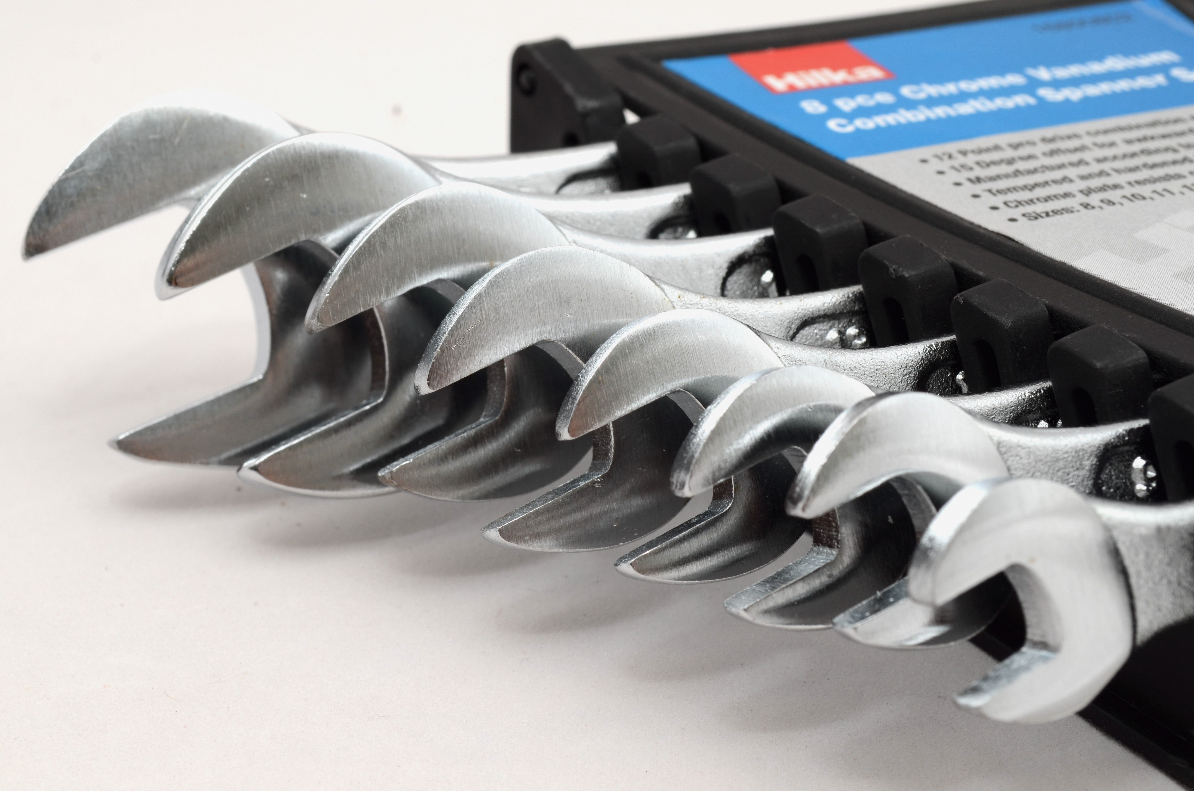Hilka 8 pce Combination Spanner Metric 16800802