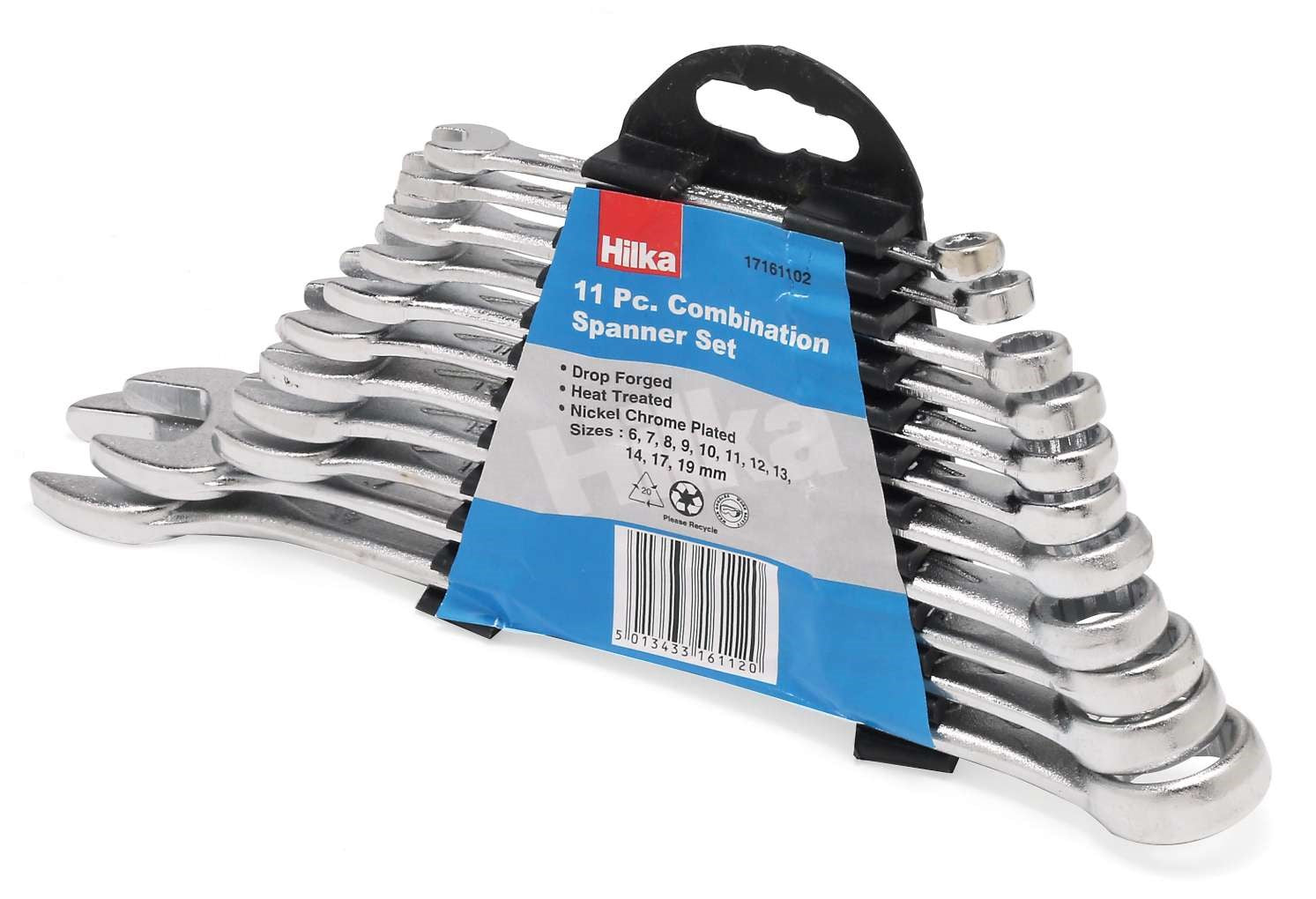 Hilka 11 pce Combi Spanner Set Metric 17161102