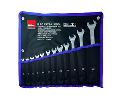 Hilka 12 pce Extra Long Comb Spanner Set Metric 17200602